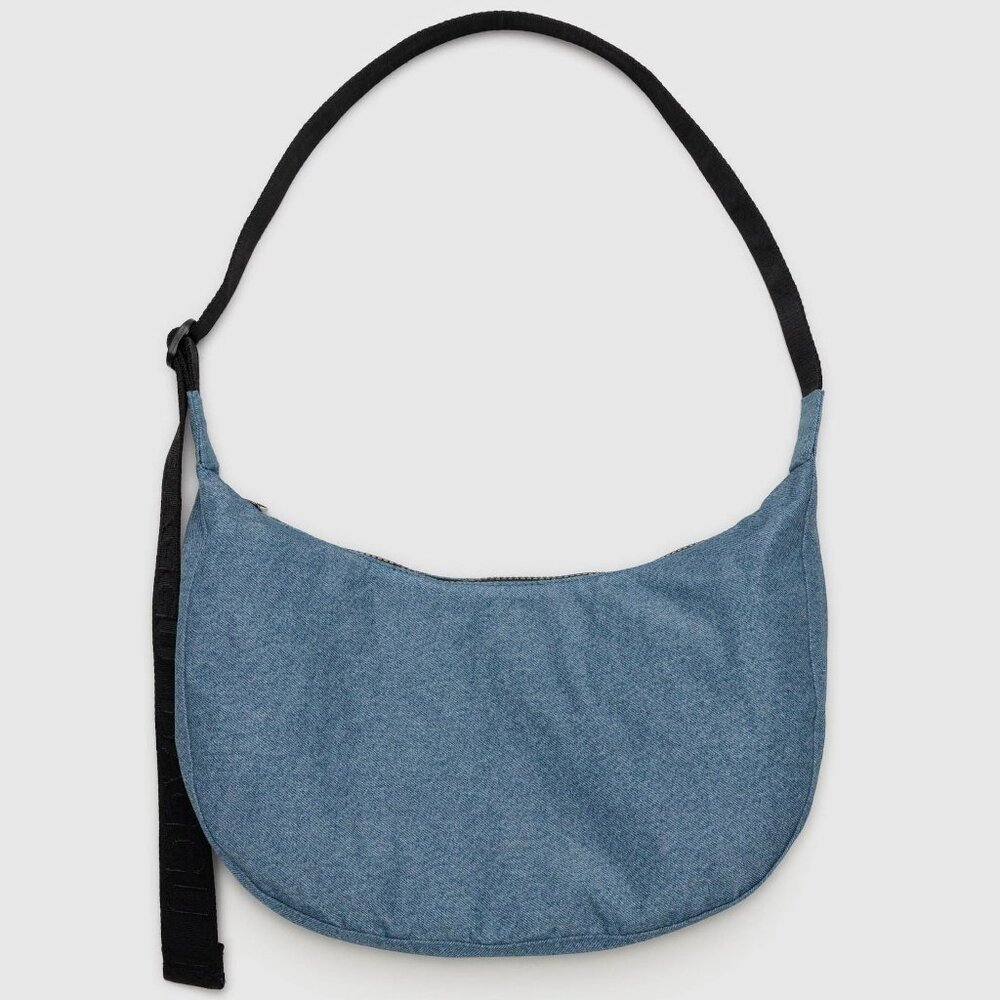 NWT Baggu Crescent Bag Medium - Digital Denim